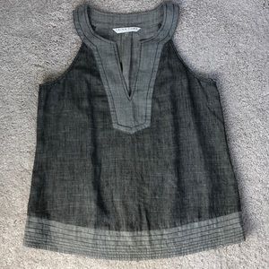 Trina Turk sleeveless denim tunic Size S